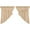 Beige, variant on VHC Brands Farmhouse 63"x36"x18" Prairie Panel Pair Tan Rod Ties Window Curtains