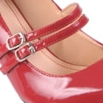 thumbnail image 4 of Brinley Co. Women's Medium and Wide Width Mary Jane Patent Leather Pumps, 4 of 4