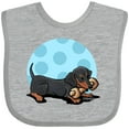 thumbnail image 3 of Inktastic Wiener Dog (Dachshund) with Bone Boys or Girls Baby Bib, 3 of 4