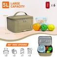 thumbnail image 2 of Bolsa Térmica NOL Natural Organic Lifestyle Mini Aislada Caqui, 2 of 9