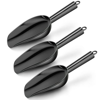 Walchoice Mini Ice Scoop Set of 3, Stainless Steel 3 Ounce Metal Utility  Scooper for Food 