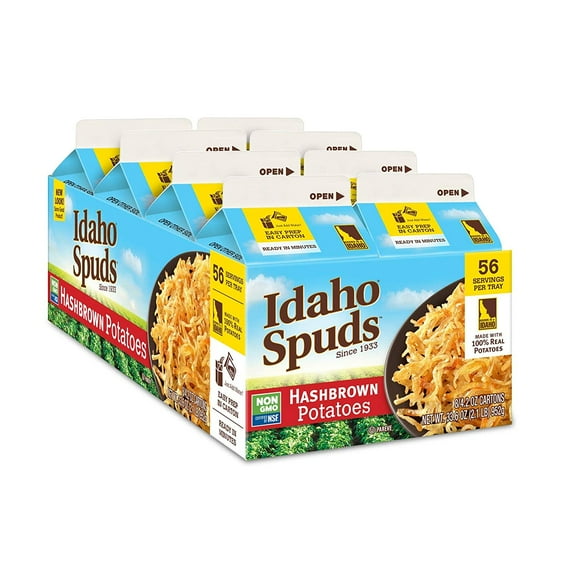 Idaho Spuds Real Potato, Gluten Free, Hashbrowns 4.2oz , Set of 3