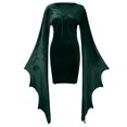 thumbnail image 4 of Gothic Dress Women Mesh Lace Carnival Party Tunic Slim Merry Christmas Outfit for Festivals and Celebrations, 4 of 8