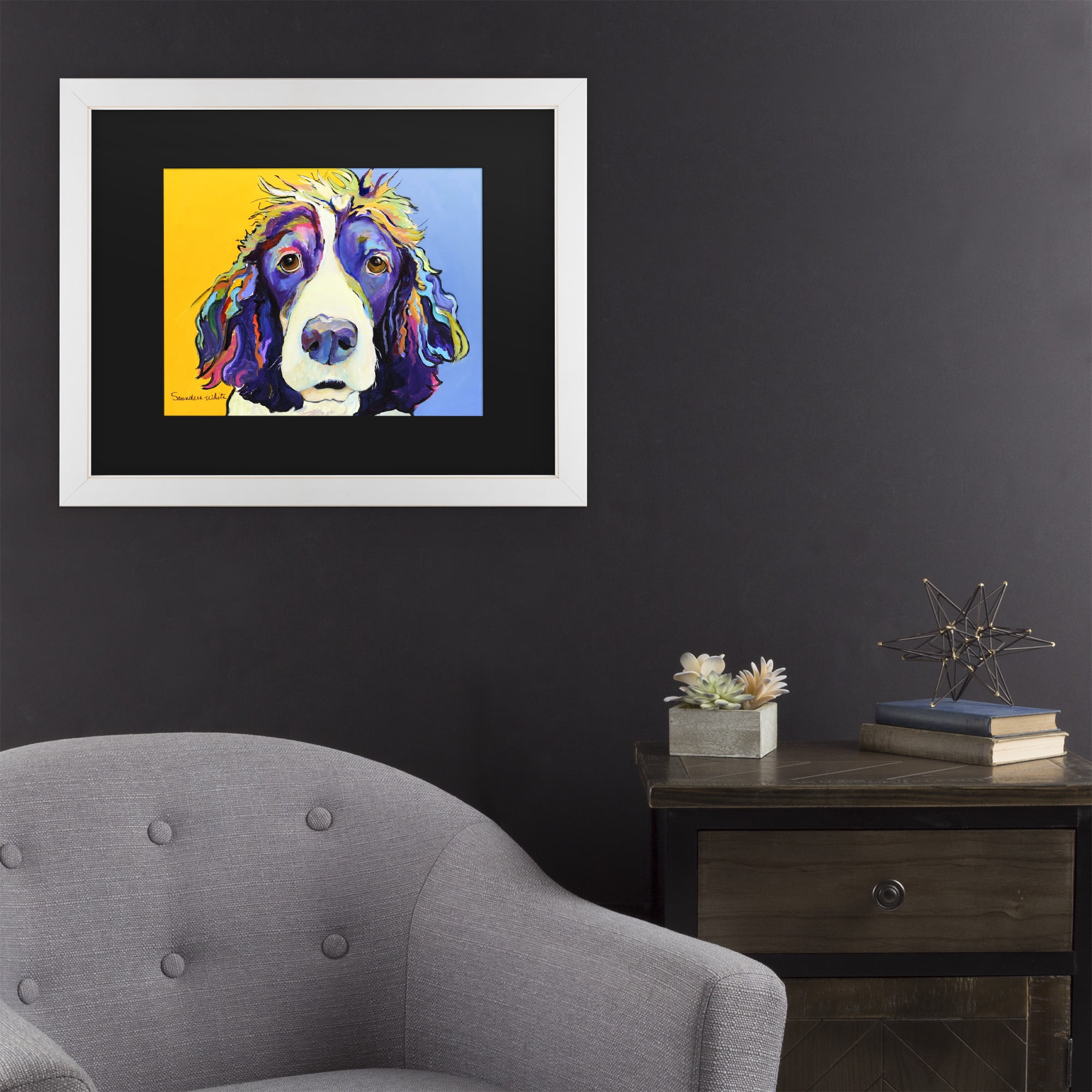 Trademark Fine Art 'Sadie' Canvas Art by Pat Saunders-White