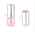 thumbnail image 3 of CHOK Portable Blenders (Double Cup)  Personal Size Juicer Cup for Shakes  Baby Food Mixing Machine USB Rechargeable with Six Slices  for Sports Travel and Outdoors  Content Household, 3 of 9