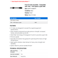 thumbnail image 2 of Front CV Axle Assembly - Compatible with 1990 - 1994 Subaru Loyale 4WD 1991 1992 1993, 2 of 2