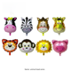 thumbnail image 1 of Globos gigantes con forma de animales de safari en la jungla, globos de aluminio grandes con forma de mono, elefante, cebra, leopardo, león y jirafa para fiestas temáticas de safari, zoológico y, 1 of 2