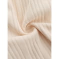thumbnail image 5 of INSPIRE CHIC Womens Pajama Pants Cotton Knit Ribbed Elastic Waist Straight Leg with Pockets Loungewear Casual Home XS Beige, 5 of 6