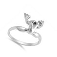 thumbnail image 4 of Jumping Frog Animal Girlfriend Ring 925 Sterling Silver Band Jewelry Female Male Unisex Size 10, 4 of 4