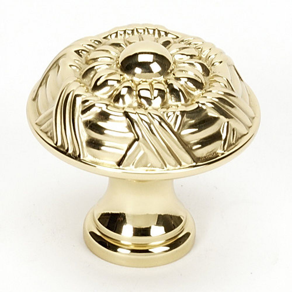 Alno A880-14-AE Ribbon and Reed 1-1/4" Cabinet Knob Antique English