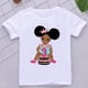 thumbnail image 3 of Camiseta de algodón con números para niñas, ropa para niños, de manga corta, con diseño de tambores kawaii, color negro, para cumpleaños 2, 3, 4 y 5, 3 of 4