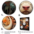 thumbnail image 3 of Designart "Chinese Zodiac China Art painting" Animals Floater Framed Wall Decor, 3 of 7