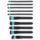 thumbnail image 2 of Cepillos Para Sombra De Ojos, Juego De Brochas De Maquillaje, Fibra Artificial, Amigable Con La Piel Para Salón De Belleza ANGGREK Otros, 2 of 8