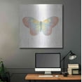 thumbnail image 5 of Luxe Metal Art 'White Barn Butterflies I' by Sue Schlabach, Metal Wall Art, 36"x36", 5 of 7