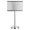 Argent, variante sur 1 Pce Support de Menu en Acier Inoxydable Support de Numéro de Table Stable pour Hôtel Restaurant