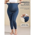 thumbnail image 5 of Takusun Women's Maternity Leggings Over The Belly Pregnancy Yoga Pants Active Wear Workout Leggings, 5 of 8