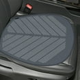 thumbnail image 3 of Eoozwa Car Seat Bottom Cover Pad, 19.67x17.32x0.79 In Leather Vehicle Seat Protector Mat, Auto Front Seat Button Cushion Pad, Universal Interior Decor Car Accessories, 3 of 8