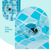 Grip A Pool Large Inflatable Family Size Swimming Pool 90x60x19 Blow up Pool for Kids and Adults