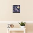 thumbnail image 3 of PinPix 12x12 Custom Cork Bulletin Board Vintage Japanese Floral Navy Poster Board Has a Fabric Style Canvas Finish, Framed in Vintage Japanese Floral Navy, by ArtToFrames (PinPix-1542), 3 of 5