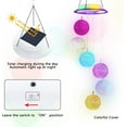 thumbnail image 7 of Qoosea Solar Wind Chimes Lights Outdoor, Color Changing Crystal Ball LED Light Solar Powered Wind Chime Waterproof Hanging Solar Mobile Lamp for Christmas Garden Decoration, 7 of 7