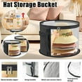 thumbnail image 3 of SharkTRUE Oversized Clear Hat Storage Bag for Women, Cowboy Hat Box Holds up to 7 Caps Cowboy Hat Organizer for Closet, Wide Brims Hat Storage Box with Carrying Handles for Men and Women Hat, 3 of 9