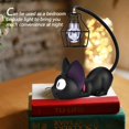 thumbnail image 3 of Linda luz nocturna, lámpara de mesa de gato negro, lámpara de escritorio artesanal de resina con, 3 of 5