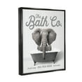 thumbnail image 4 of Stupell Industries Bubble Bath Elephant Animals & Insects Painting Black Floater Framed Art Print Wall Art, 25 x 31, 4 of 10