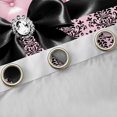 thumbnail image 4 of Manfei Coquette Bow Blackout Curtains,Vintage Damask Flower Window Curtains Pack of 2 (38x45 Each), 4 of 6