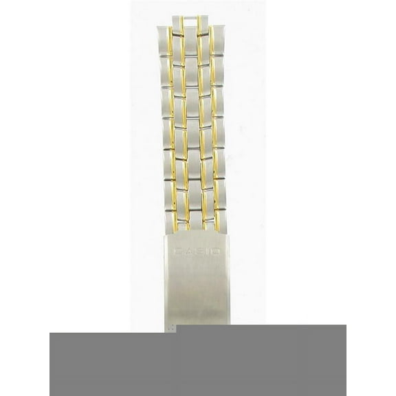Casio Watchband 20mm Two Tone S/S Metal Part # 70647642