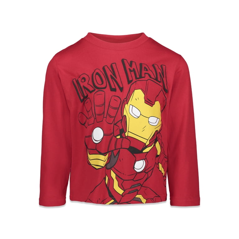Marvel Avengers Toddler Boys Long Sleeve Graphic T-Shirts 3-Pack photo 4