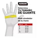 thumbnail image 2 of Guantes De Piel Color Blanco Talla L-xl, 2 of 3