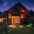 thumbnail image 5 of Luces solares para jardín, paquete de 5 luces solares para jardín, luces de fibra, lámparas solares impermeables para jardín, luz solar, luz decorativa para exteriores, luces de seguridad para entrada, jardín, patio, césped Zhivalor WXOTTO-CWY-0580, 5 of 5
