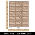 thumbnail image 2 of Packing List Enclosed Double Border Sticker Set - Brown - Matte Finish - 1.75" Medium, 2 of 7