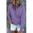 thumbnail image 6 of ONLYSHE Womens Hoodie Sweatshirts Casual Tunic Tops Pullover Hoodie Long Sleeve Hoody with Pockets, 6 of 7