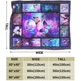 thumbnail image 4 of Butterfly Blanket for Women Girls Super Soft Cozy Purple Butterfly Fleece Throw Blanket Warm Fuzzy Plush Fantasy Butterfly Gifts for Women Flannel Gift Blankets for Kids Adults 80"x60", 4 of 6