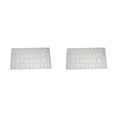 thumbnail image 1 of Wosthever Suministros de moldes para fondant, 26 letras en inglés, molde en relieve, herramientas de decoración de pasteles, número de Transparente 2piezas, 1 of 6