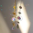 thumbnail image 5 of 10thCrystal Windchime Ornamento Exquisito Colgante de luna y estrella Colector de sol personalizado para, 5 of 5