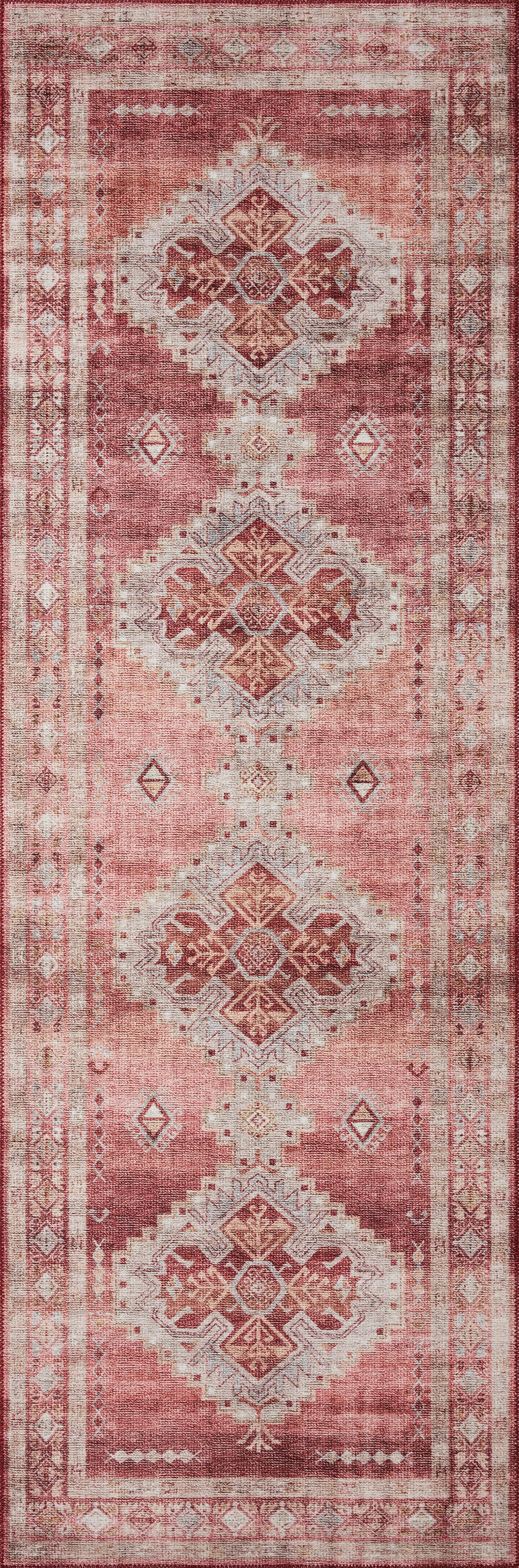 Loloi HEIDI SUNSET / NATURAL 2-6" x 11-6"