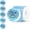 Holographic Blue, variant on 2 Inch Round Holographic Thermal Labels, Color Flower Thermal Sticker Labels for Small Business, Logo Design, Baking,300 Sheets/1 Roll (Holographic Blue)