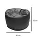 thumbnail image 2 of Sillón Puff Round Color Negro Lunics Lunics Puff Round Med NG, 2 of 2