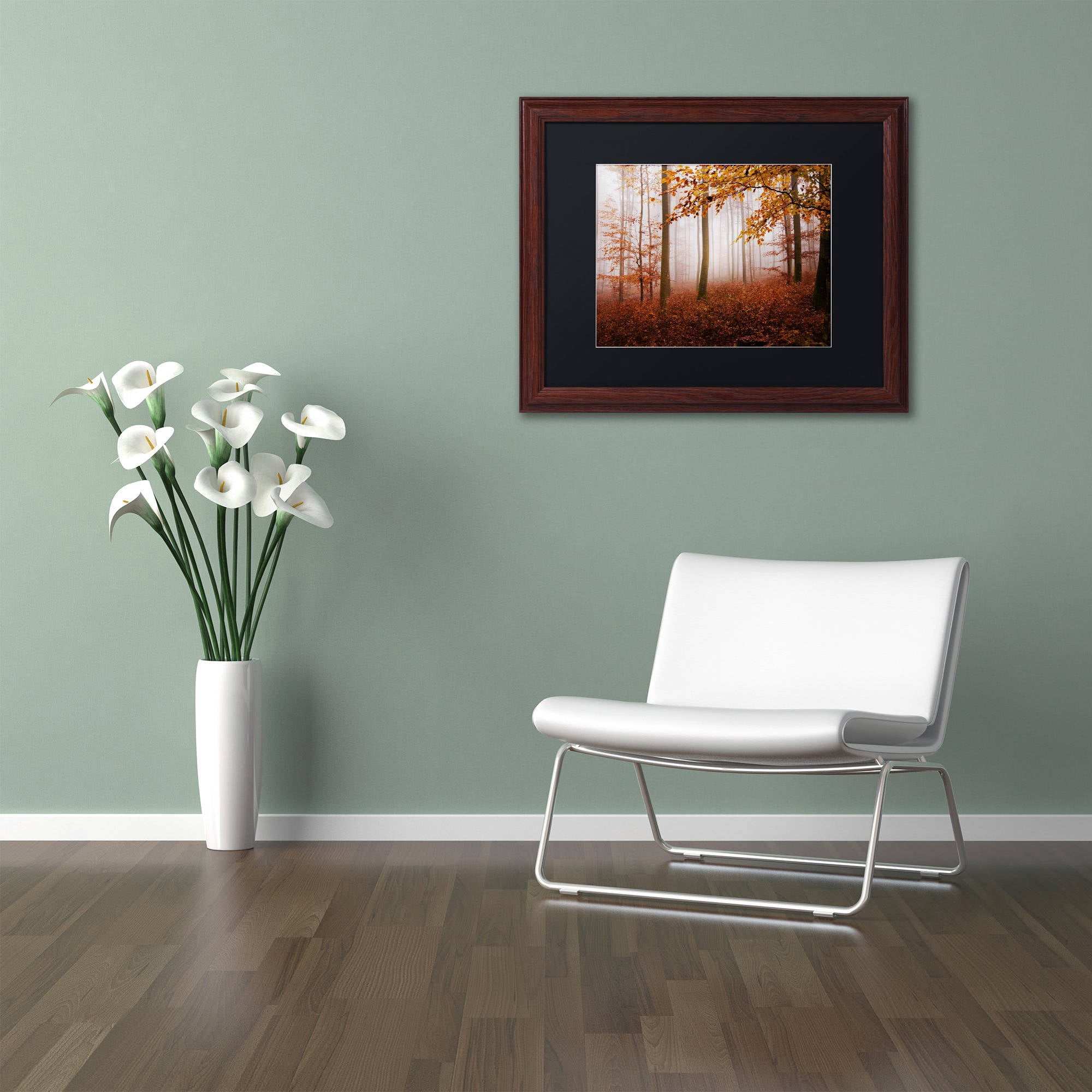 Trademark Fine Art "Breathe Me" Canvas Art by Philippe Sainte-Laudy Black Matte, Wood Frame