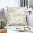 thumbnail image 3 of Sage Green Vintage Pillow Covers 16x16 Inch French Country Throw Pillows for Couch Farmhouse Soft Durable Cushion Covers Pillowcase Rustic Retro Pillow Cases for Bed Patio Outdoor Decor Set of 2, 3 of 6