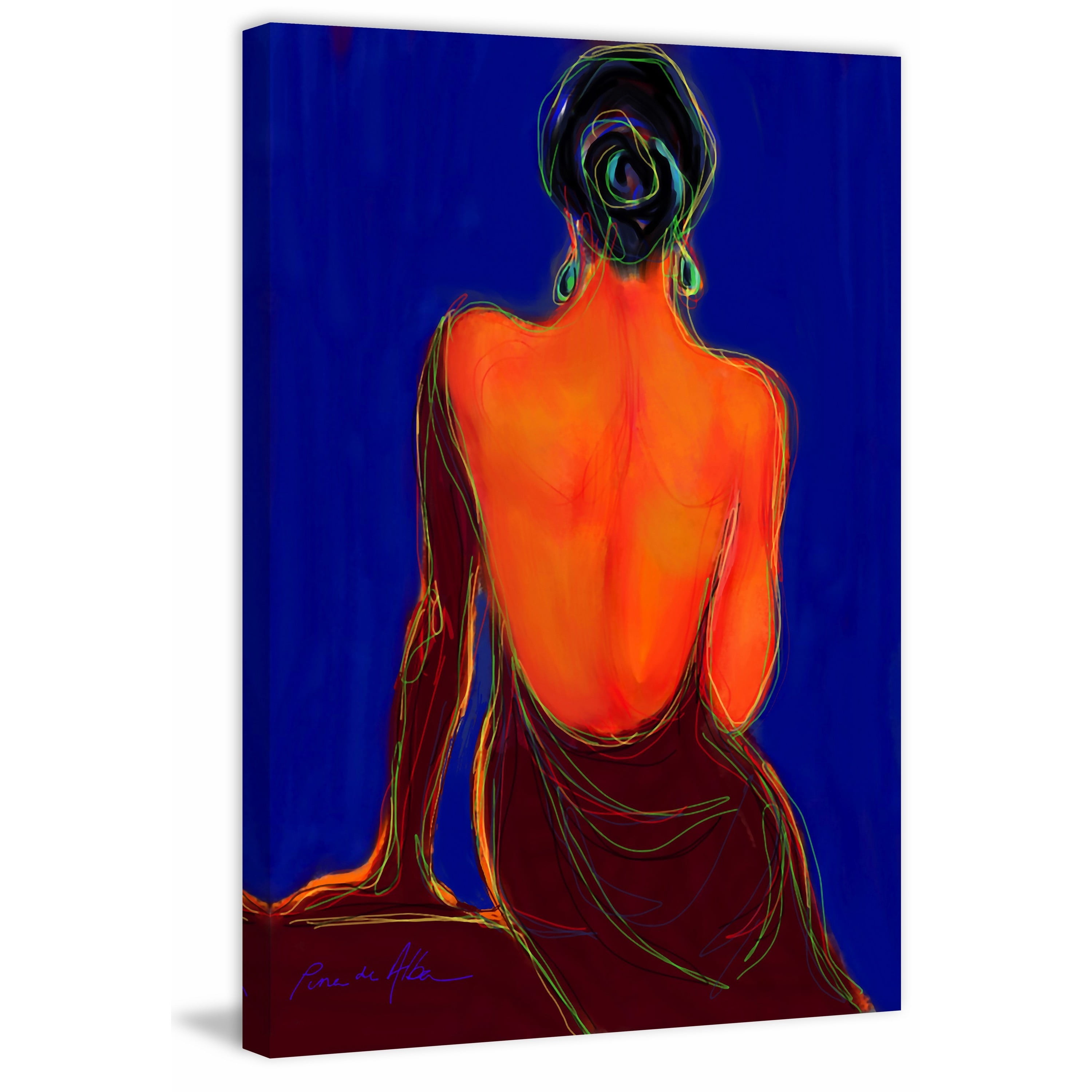 Marmont Hill "Cocktail Hour" by Arthur Pina Painting Print on Wrapped Canvas