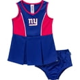 thumbnail image 1 of Gerber Conjunto de vestido y bombacho de animadora NFL para niñas pequeñas Giants 18 meses, 1 of 1