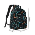 thumbnail image 2 of Yiaed Little Fish Skeleton Print School Backpack College Backpack Daypacks for Students High School Spacious and Durable Daypack for Work and Travel-One Size, 2 of 6