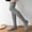 Grey, variant on Multicolor Stockings 2 Pairs Of Wool Stockings Over The Knee Thickened Women's Winter Woolen Warm Women Stockings Autumn and Winter Woolen Coil High Stockings
