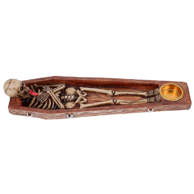 Halloween Style Skeleton Figurines Multi Color Decor Ideal For Indoor Decoration 1 Pcs