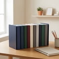 thumbnail image 5 of Unique Bargains Expandable L-Shaped Bookends with Compartments Home 2 Pcs Blue Night Black 5.2"L x 4.1"W x 7.7"H, 5 of 5