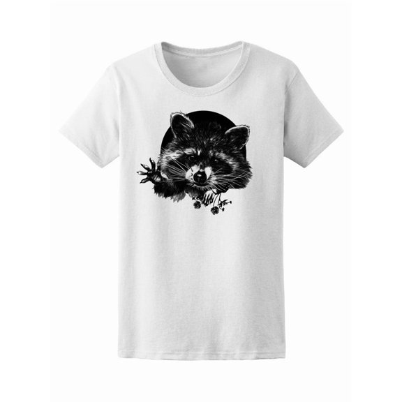 Waving Raccoon And Berries Tee Men's -Image by Shutterstock