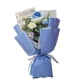 thumbnail image 1 of Ramo de Flores Artificiales Sunnimix Tejido A Mano Rosa Azul, 1 of 8